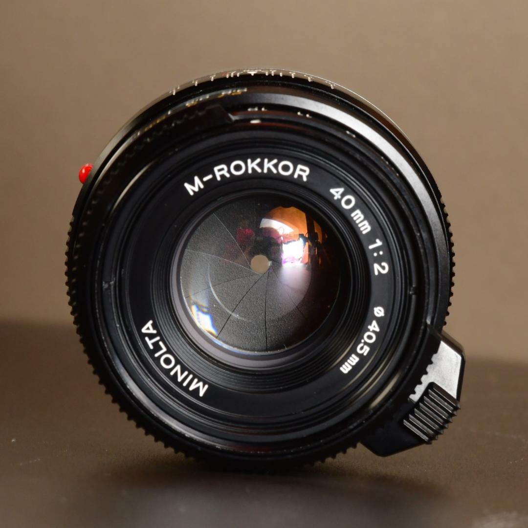 分解清掃済み MINOLTA M-ROKKOR 40mm F2 試写画像あり