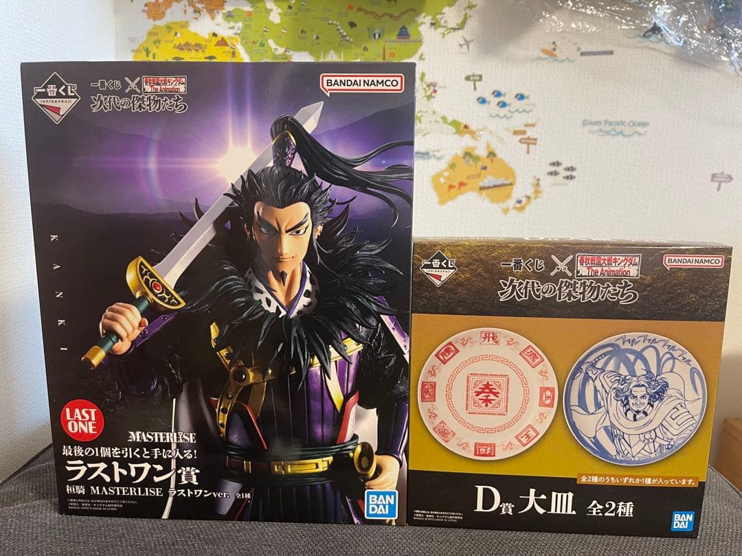 一番くじ キングダム 次代の傑物たち、D賞、ラストワン賞 一番くじ 春秋戦国大戦キングダム The Animation 次代の傑物たち」の全