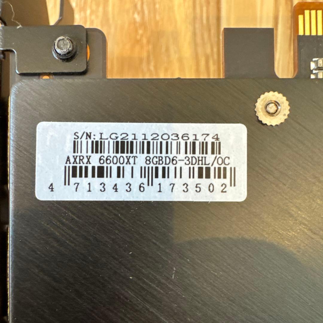 【くぉおさん専用】PowerColor Radeon RX6600XT