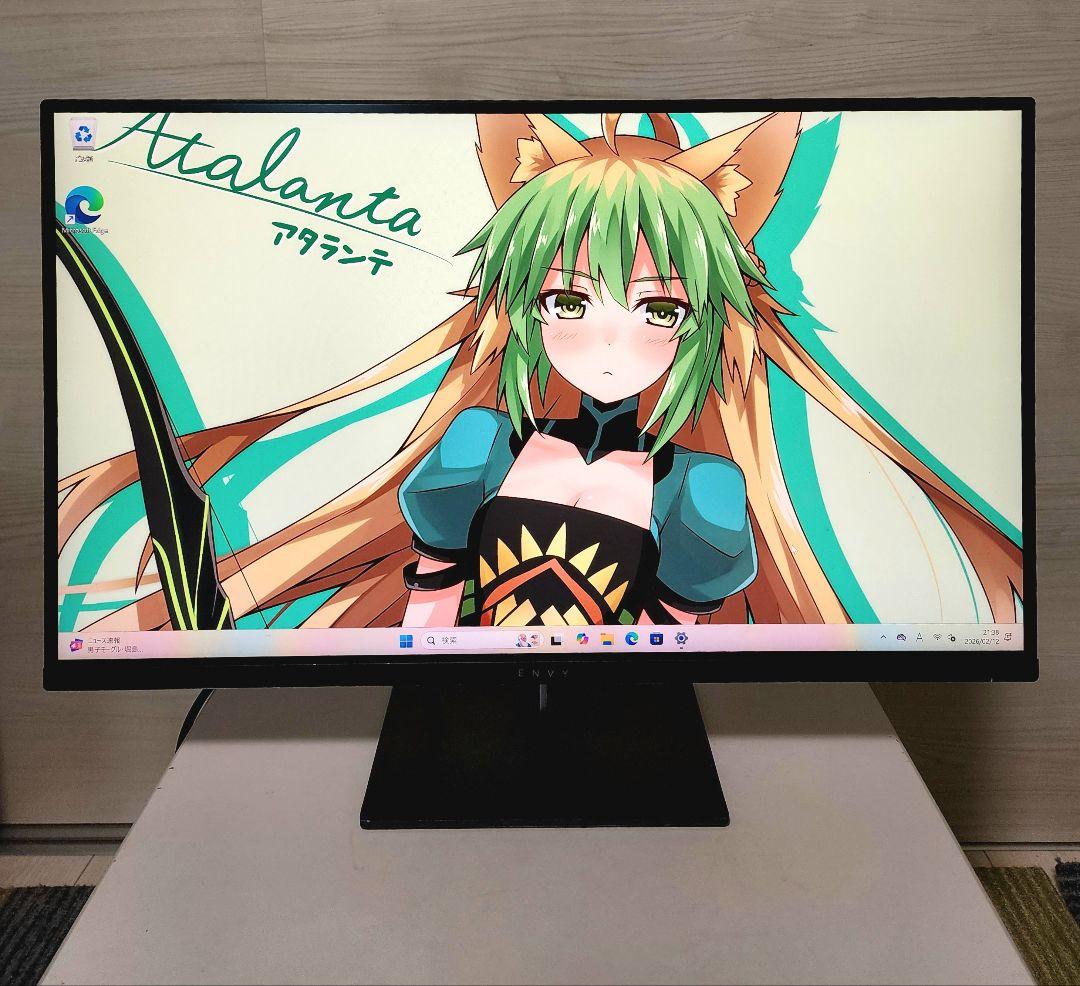 美品 HP ENVY 27s 4k 27インチ IPSモニター - メルカリ