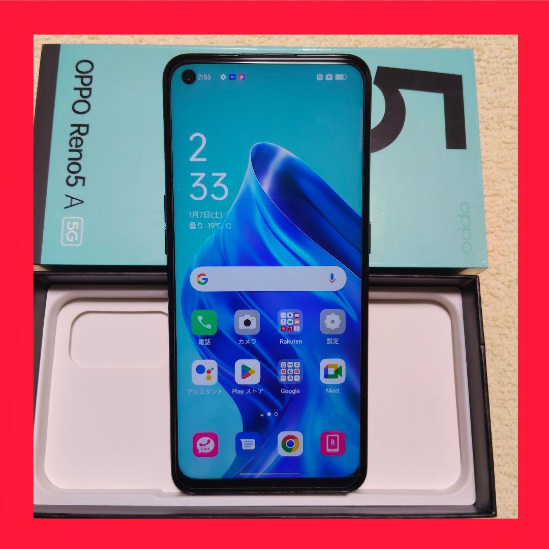 OPPO Reno 5 A 5G シルバーブラック 本体 Amazon | 【整備済み品】 OPPO Reno5 A シルバーブラック Ymobile sim