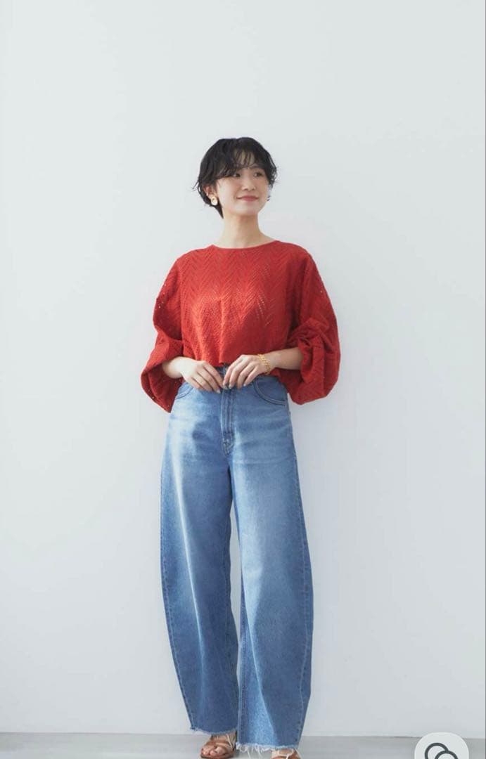 YANUK ヤヌーク　カーブテーパード \"LAURA\" 23