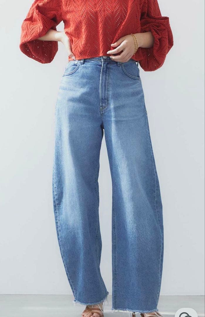 YANUK ヤヌーク　カーブテーパード \"LAURA\" 23