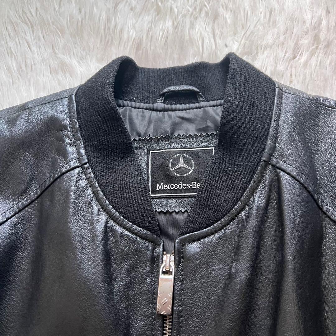 美品！！入手困難！メルセデスベンツ レザージャケット 本革 ブラック