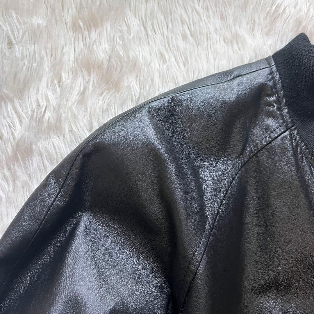 美品！！入手困難！メルセデスベンツ レザージャケット 本革 ブラック