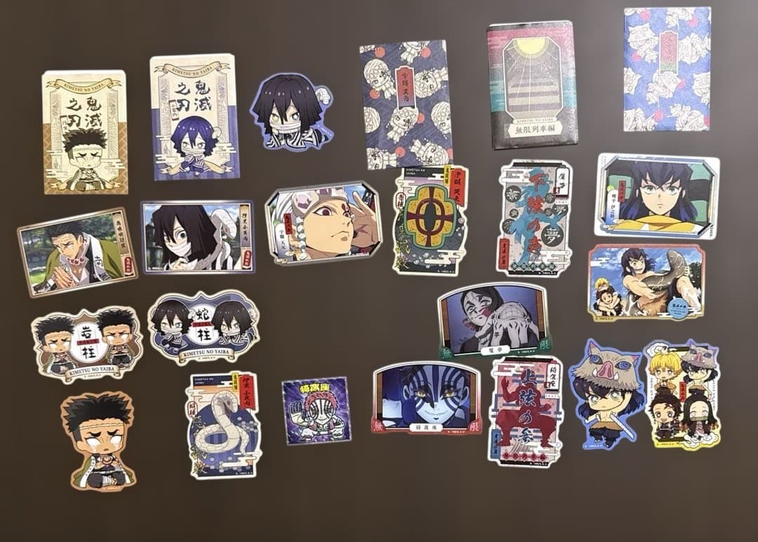 鬼滅の刃 鬼滅 163点 チェンジングカード シール クリアカード 非売品 レア