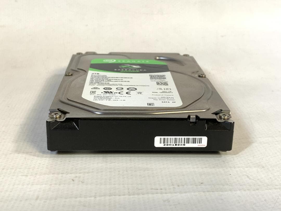外付けハードディスク・ドライブ Seagate 4.0TB HDD BarraCuda ST4000DM005