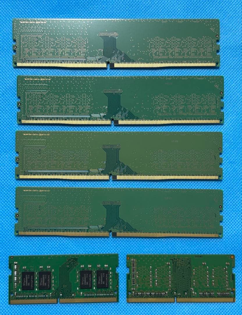 メモリDDR4 8GB x5枚 + 4GB x1枚