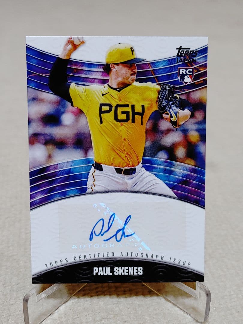 Topps japan edition 2024 ポールスキーンズオートグラフ