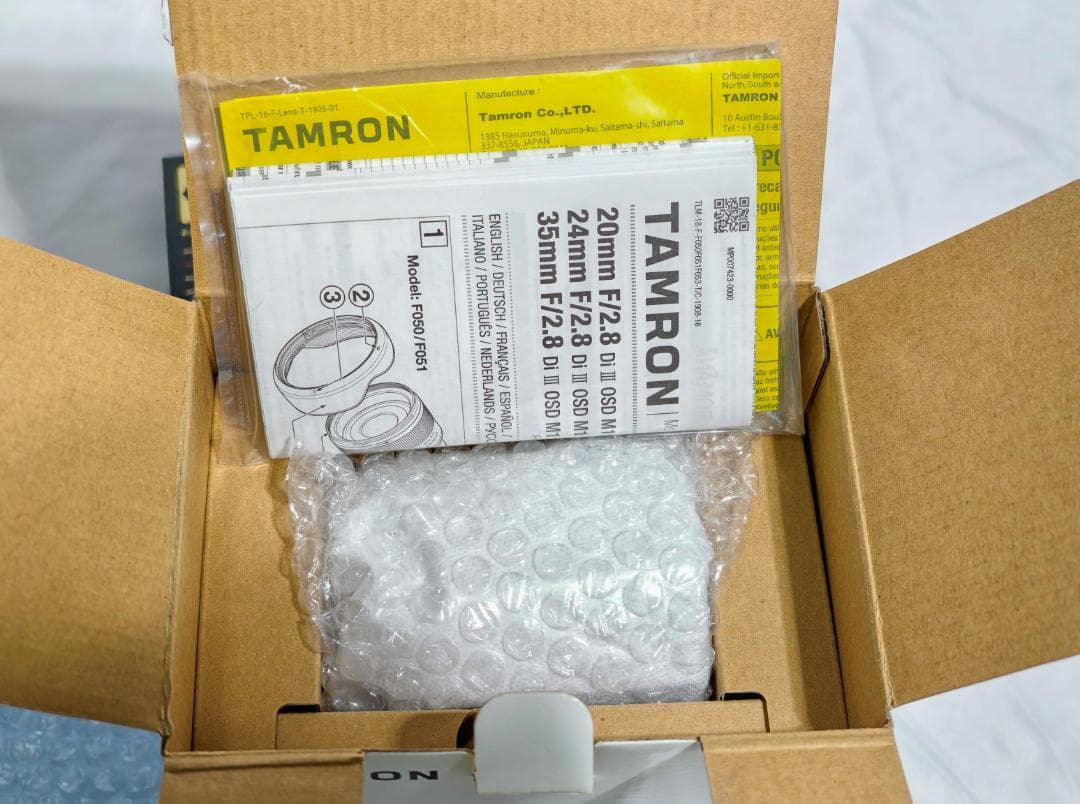 美品 ワンオーナー タムロン 35mm F2.8 Di III OSD M1:2