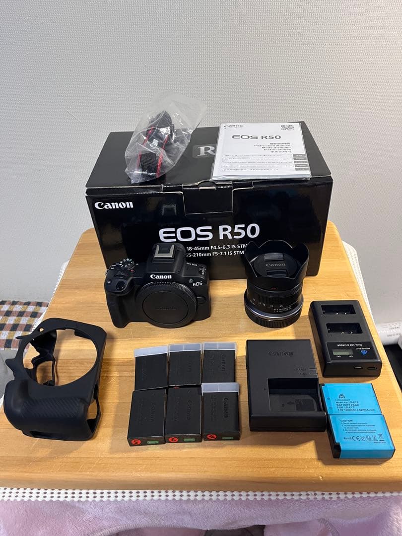Canon EOS R50レンズキットとオマケ多数 EOS R50（ブラック）・RF-S18-45 IS STM レンズキット：通販 | ミラー