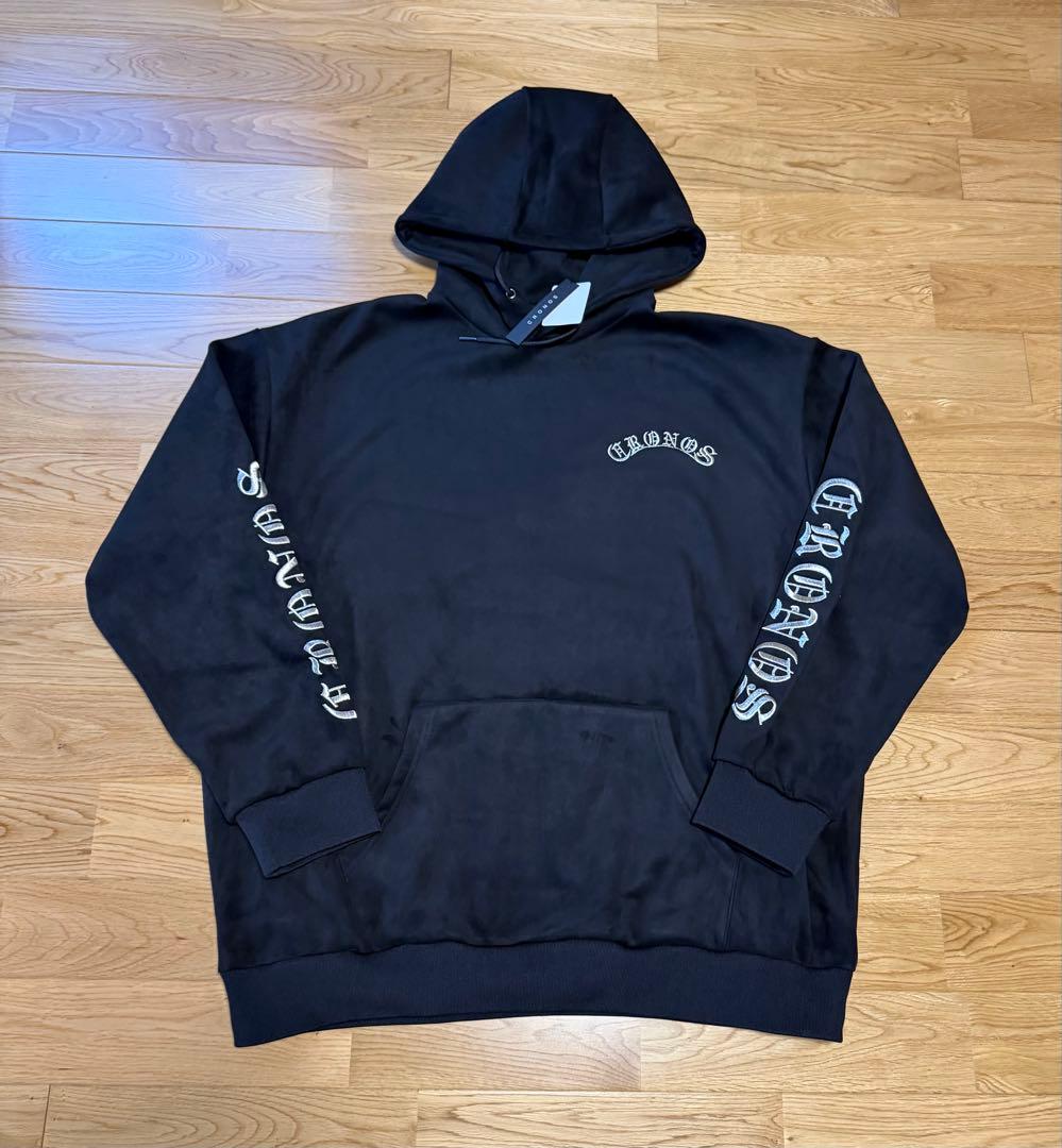 新品！CRONOS ブラック フード付きパーカー - メルカリ