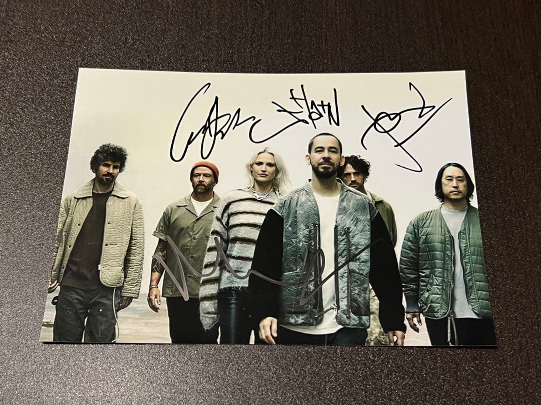 マイクシノダギターピックリンキンパークLinkin Park サイン