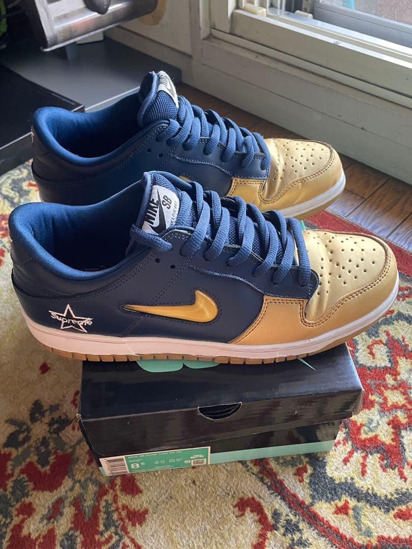 スケートボード Nike Dunk Low SB supreme 26.5cm
