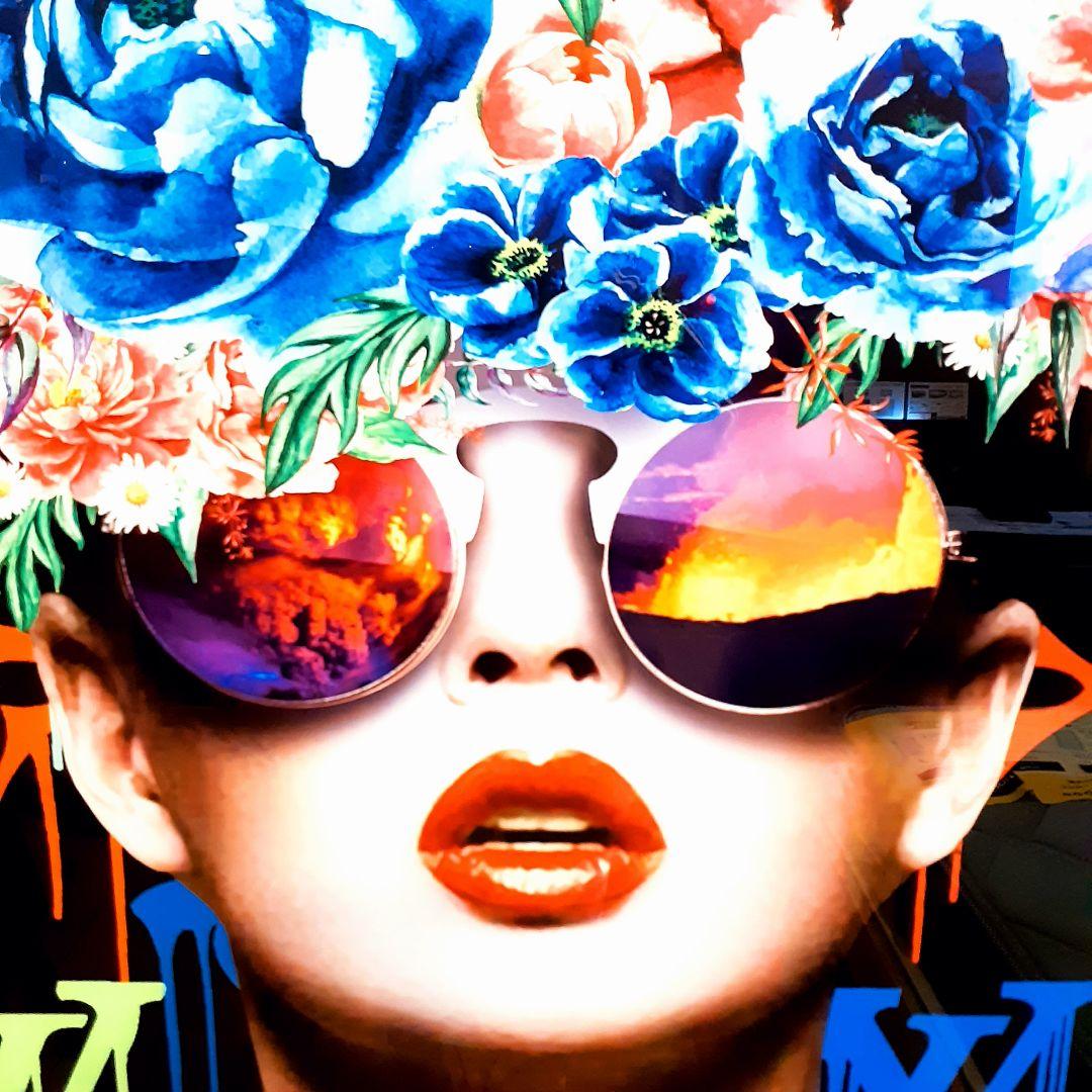 輸入雑貨 ミラーアートパネル『Louis Vuitton』 強化ガラス - メルカリ