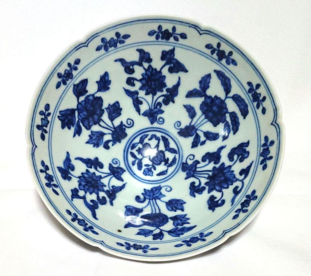 中国古陶磁器染付鉢A391 - メルカリ