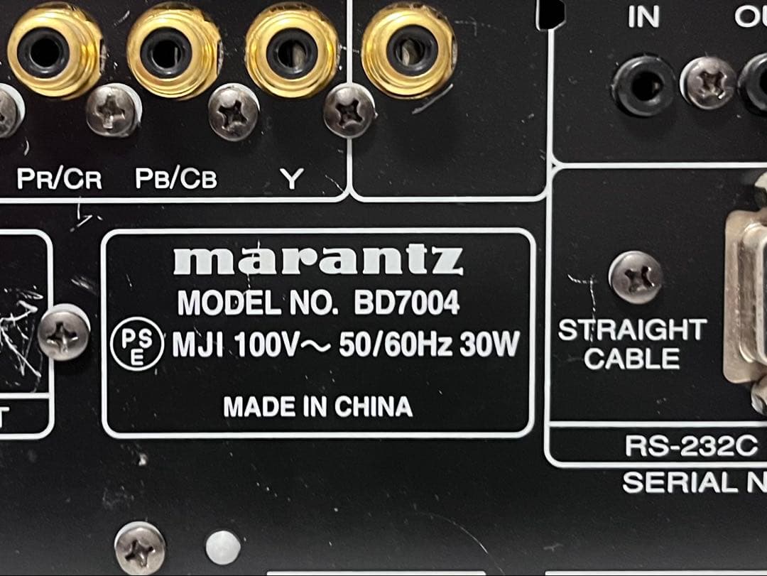 マニアの方！リモコン付　マランツ　ブルーレイプレイヤー　BD7004