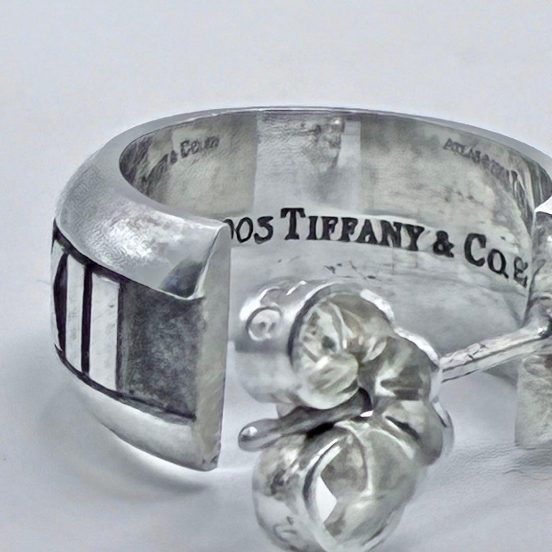 美品】ティファニー アトラス フープ ピアス 片耳 キャッチ付き