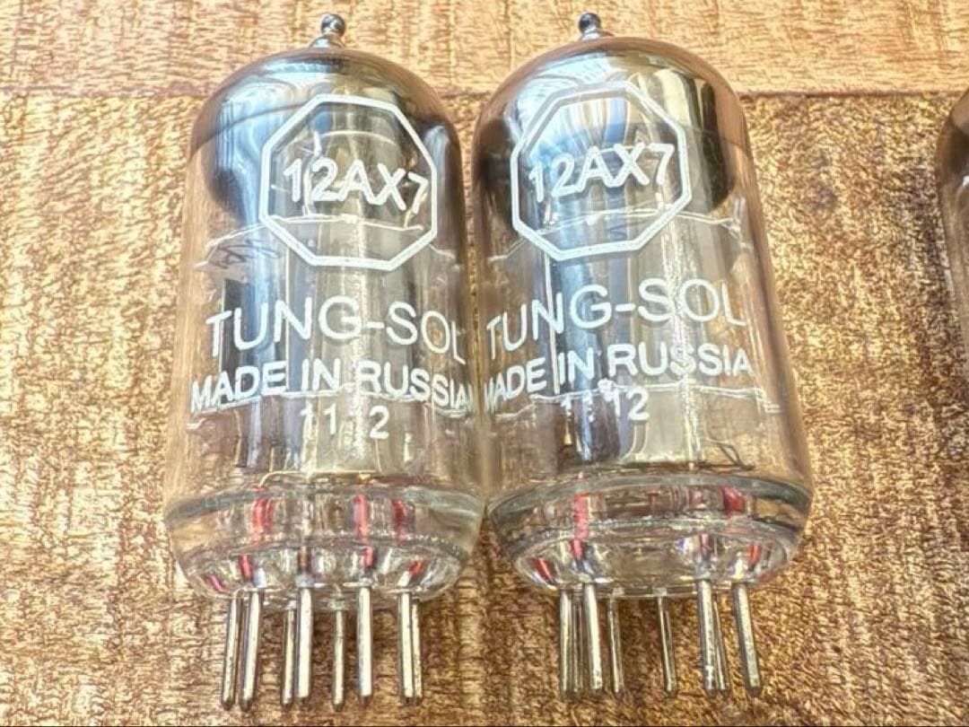 真空管セット12AX7/6V6GT 厳選3ペアRCA /Tung-Sol /JJ