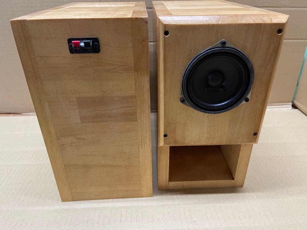 バックロードホーン9.2cmユニット搭載自作スピーカー