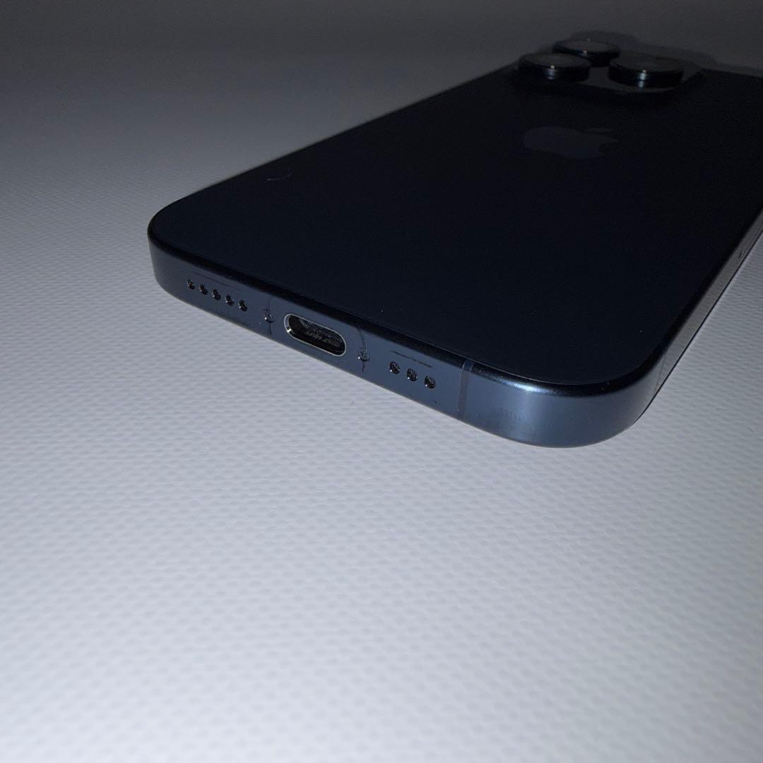iPhone15pro 256GB チタンブルー