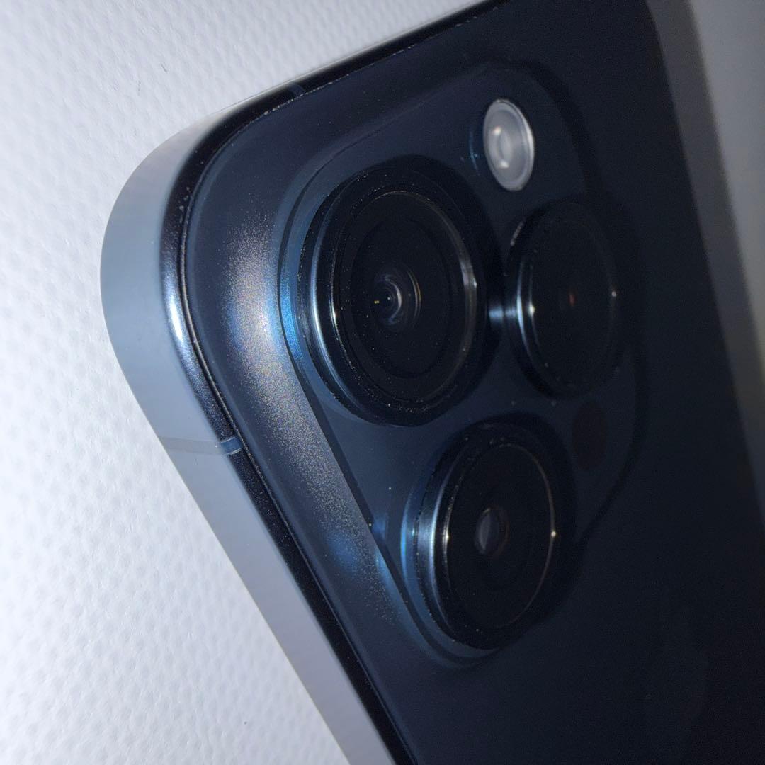 iPhone15pro 256GB チタンブルー
