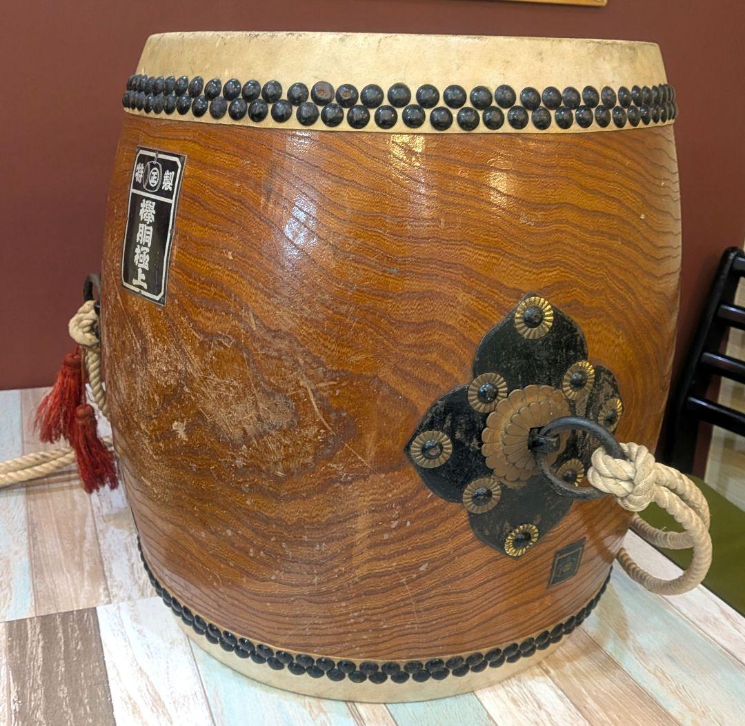 ☆値下げ☆【和太鼓 太鼓正 欅胴極上】36cm×42cm ※本日出品取り下げ