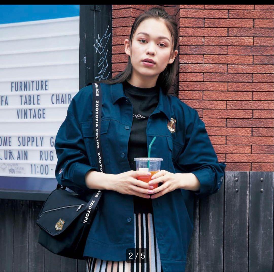 ズートピア ニック ジュディ ベルメゾン オーバサイズジャケット