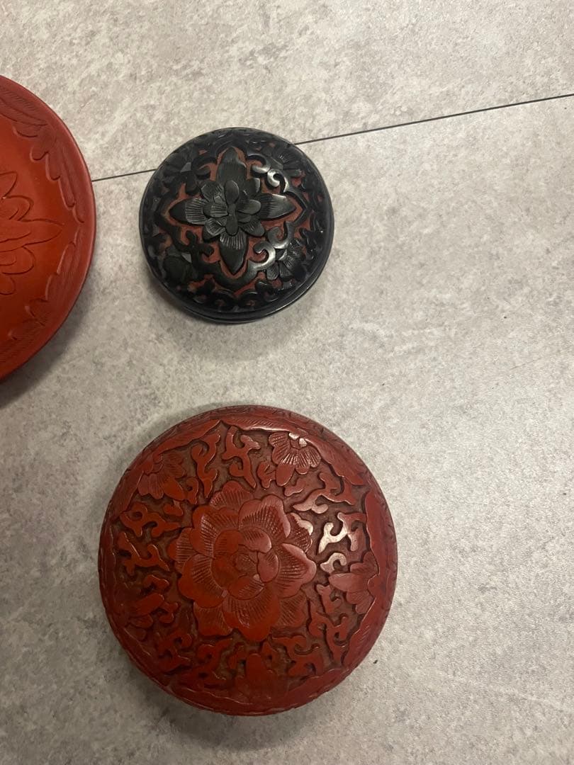 堆朱 9点 まとめて 中国美術 骨董 古美術 アンティーク 2026年最新