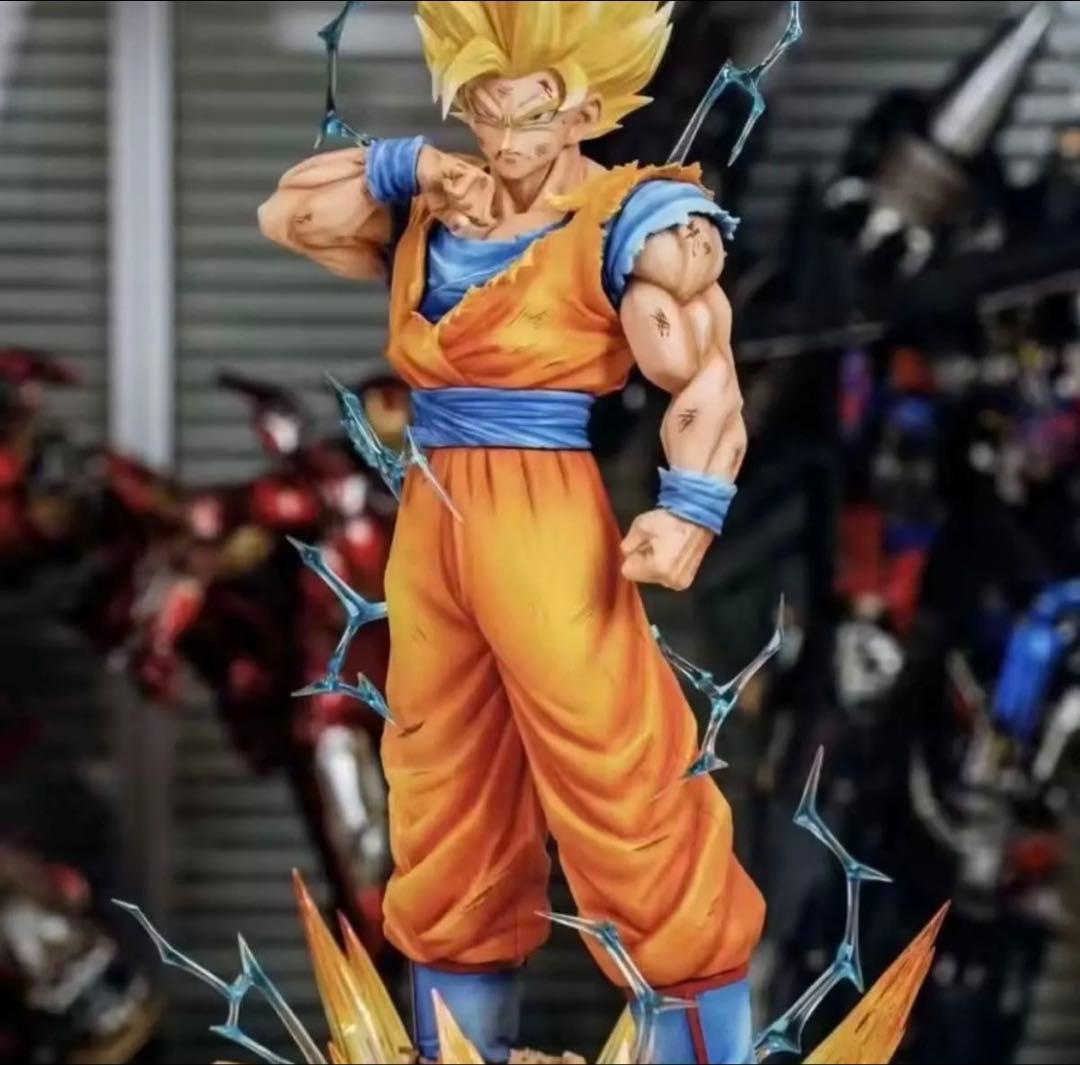 ドラゴンボール JJ studio製 孫悟空 光点灯台座付き 新品未使用品