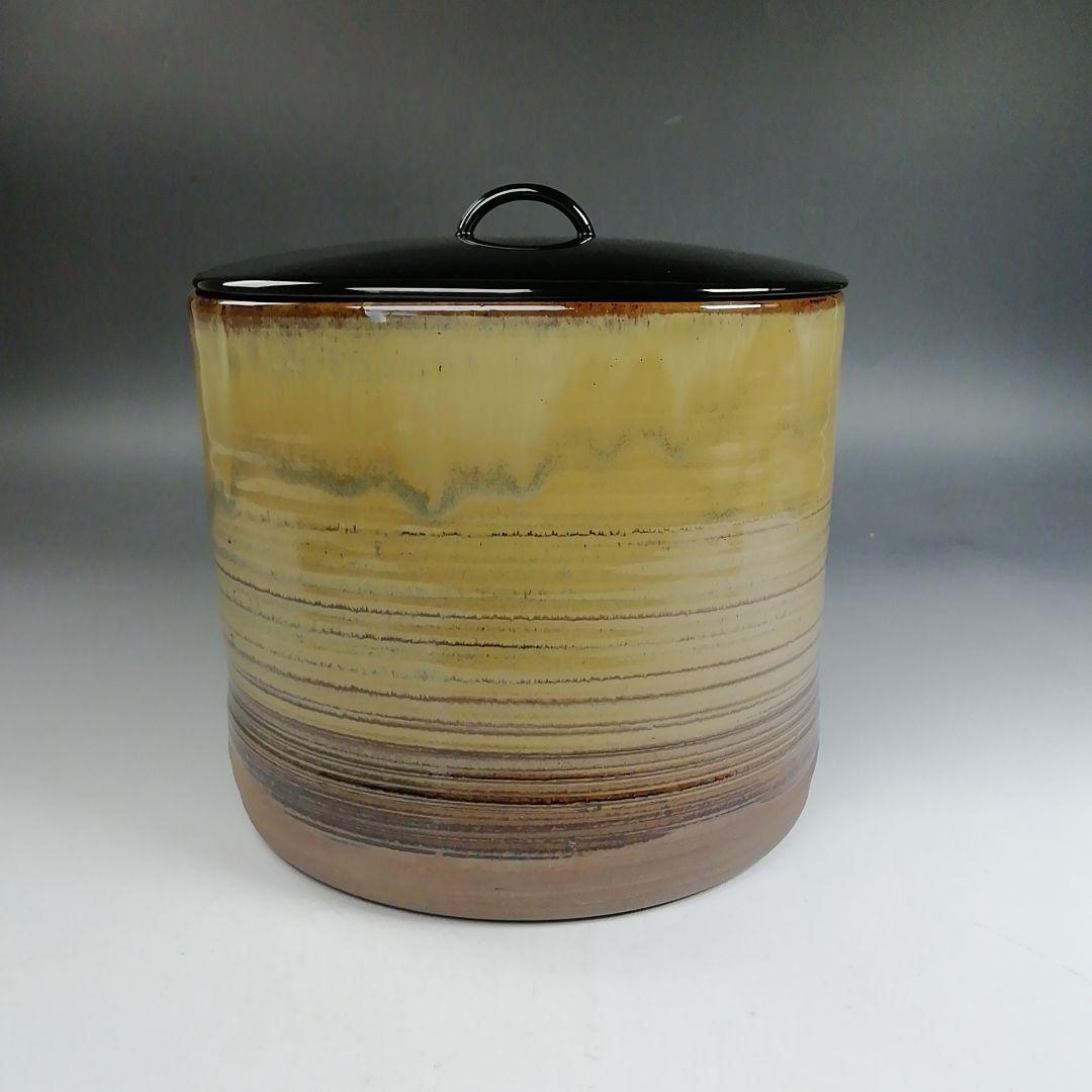 W232 水指 『高取 四方口 水指』『十三代 高取八仙 造』 共箱