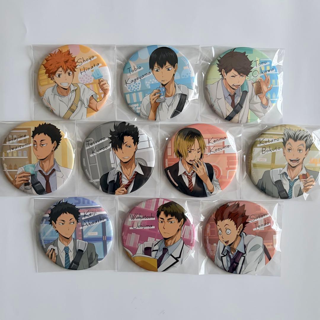 ハイキュー‼︎ カラパレ より道 缶バッジ 全10種 コンプリートセット