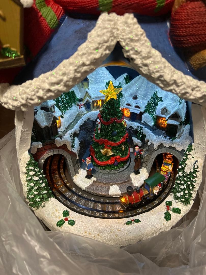 スノーマン 置物 LED 音楽 コストコ クリスマス - メルカリ