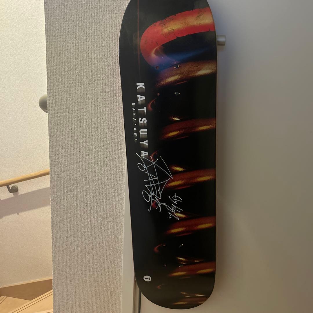 かつや本人直筆サイン！中澤克也モデル Timber スケボーデッキ 8.25 かつや本人直筆サイン！中澤克也モデル Timber スケボーデッキ 8.25
