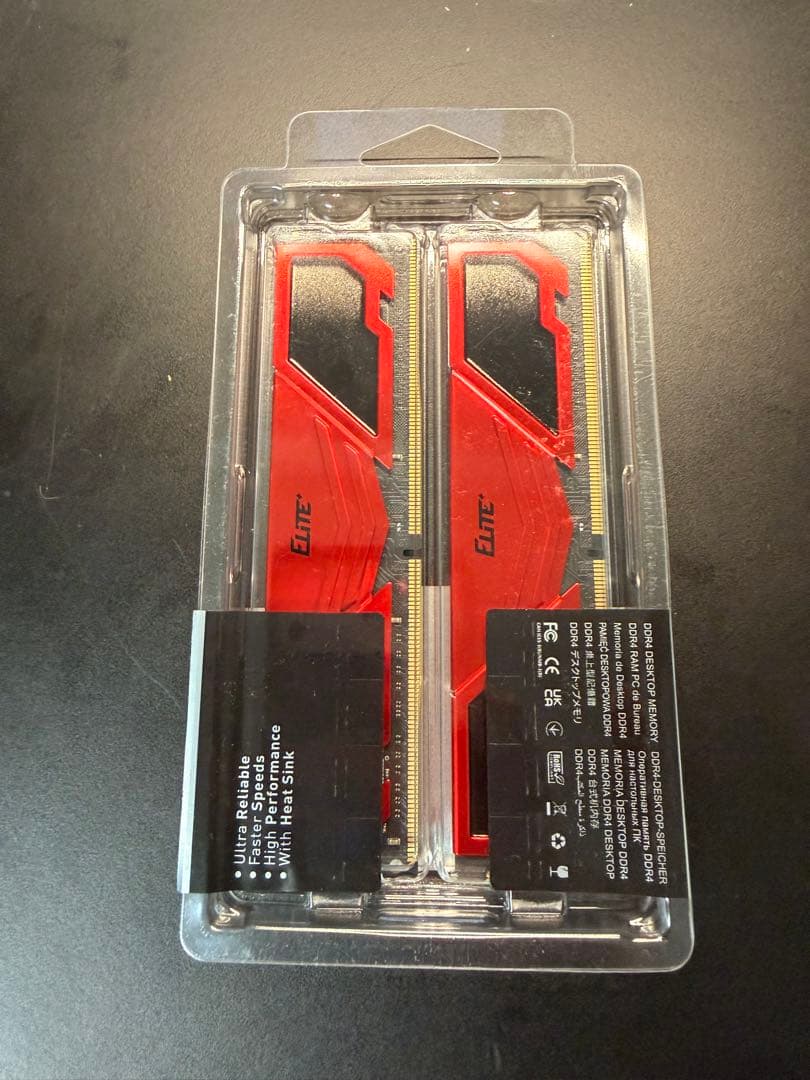 TEAM ELITE DDR4 2666Mhz 32GBメモリ