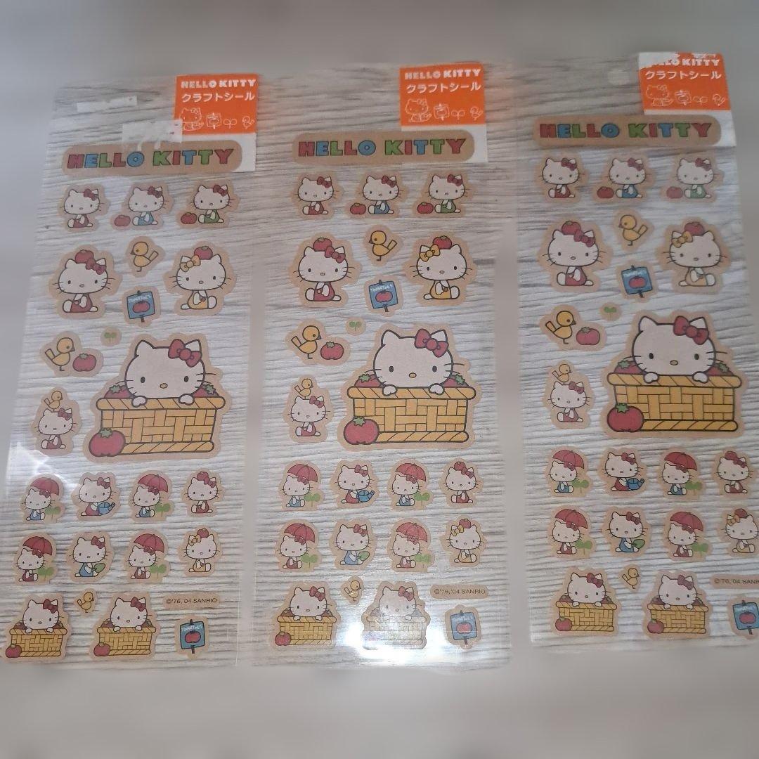 希少‼️サンリオvivitix ハローキティトマトシリーズ シールセット2004