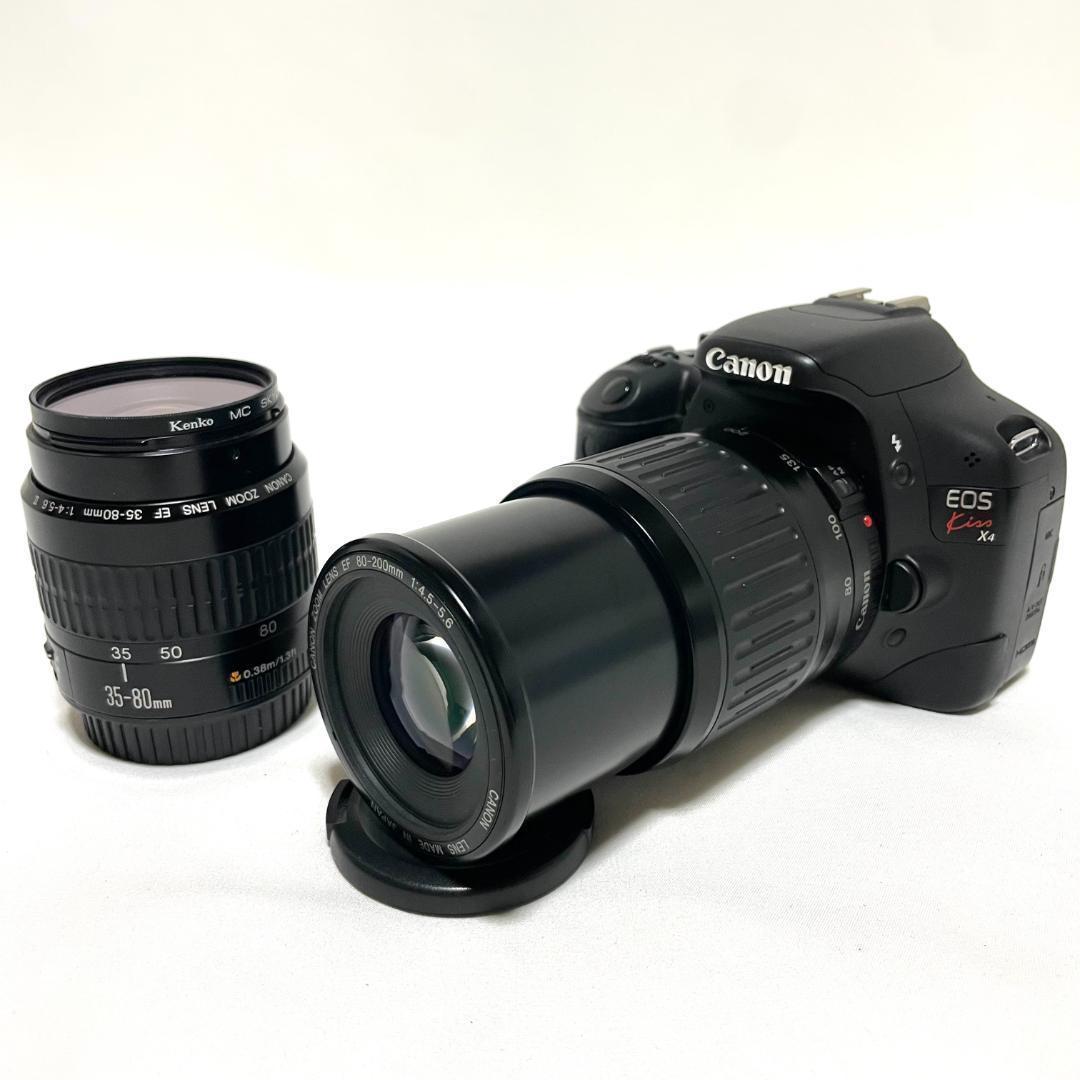 望遠デビュー❣️ Canon EOS Kiss X4 Wズームレンズセット