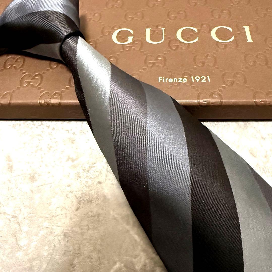 ✨極美品✨】GUCCI グッチ ネクタイ ストライプ柄 ハイブランド 結婚式