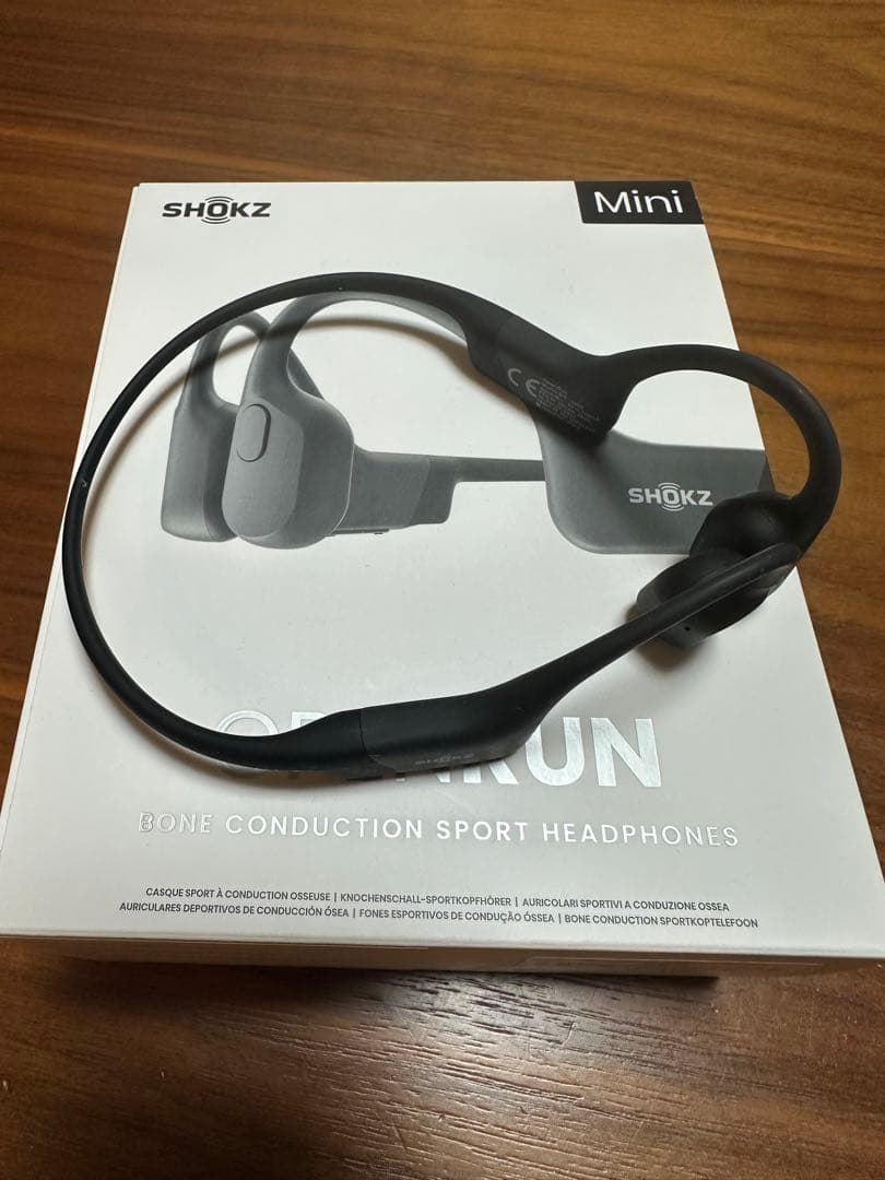 SHOKZ OpenRun S803 Mini 骨伝導イヤホン ブラック Shokz（ショックス） Shokz OpenRun Mini Black 黒 骨伝導イヤホン