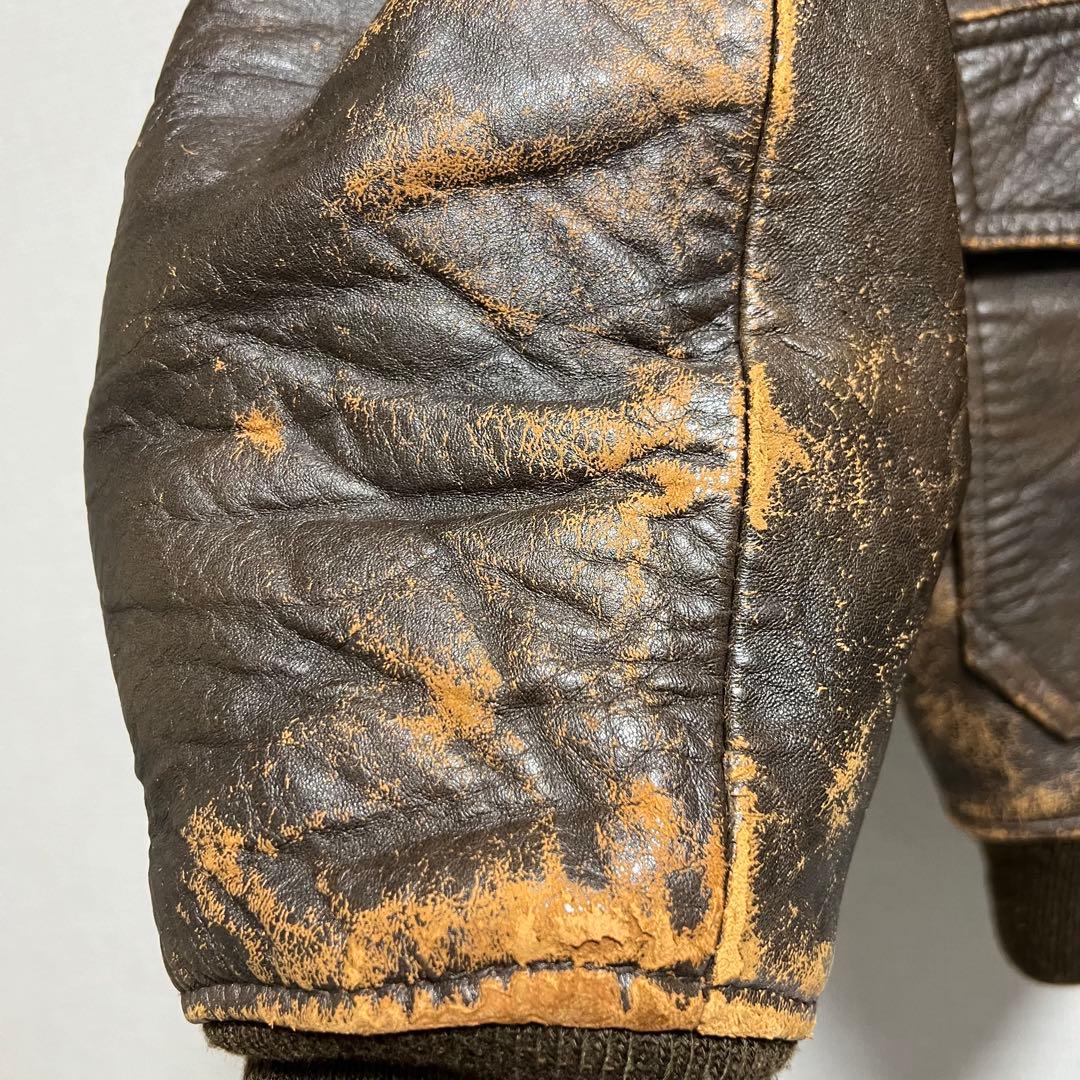 1988 AVIREX G-1 ワッペン フライトジャケット U.S.NAVY