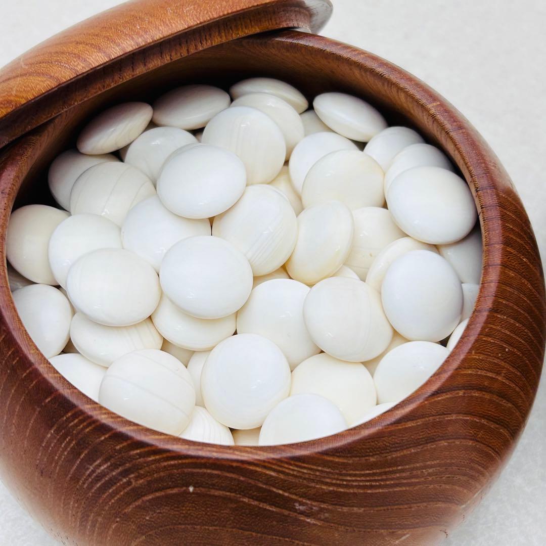 蛤碁石 36号 37号 極厚 はまぐり 蛤 栗 大碁笥 碁石 綺麗 - メルカリ