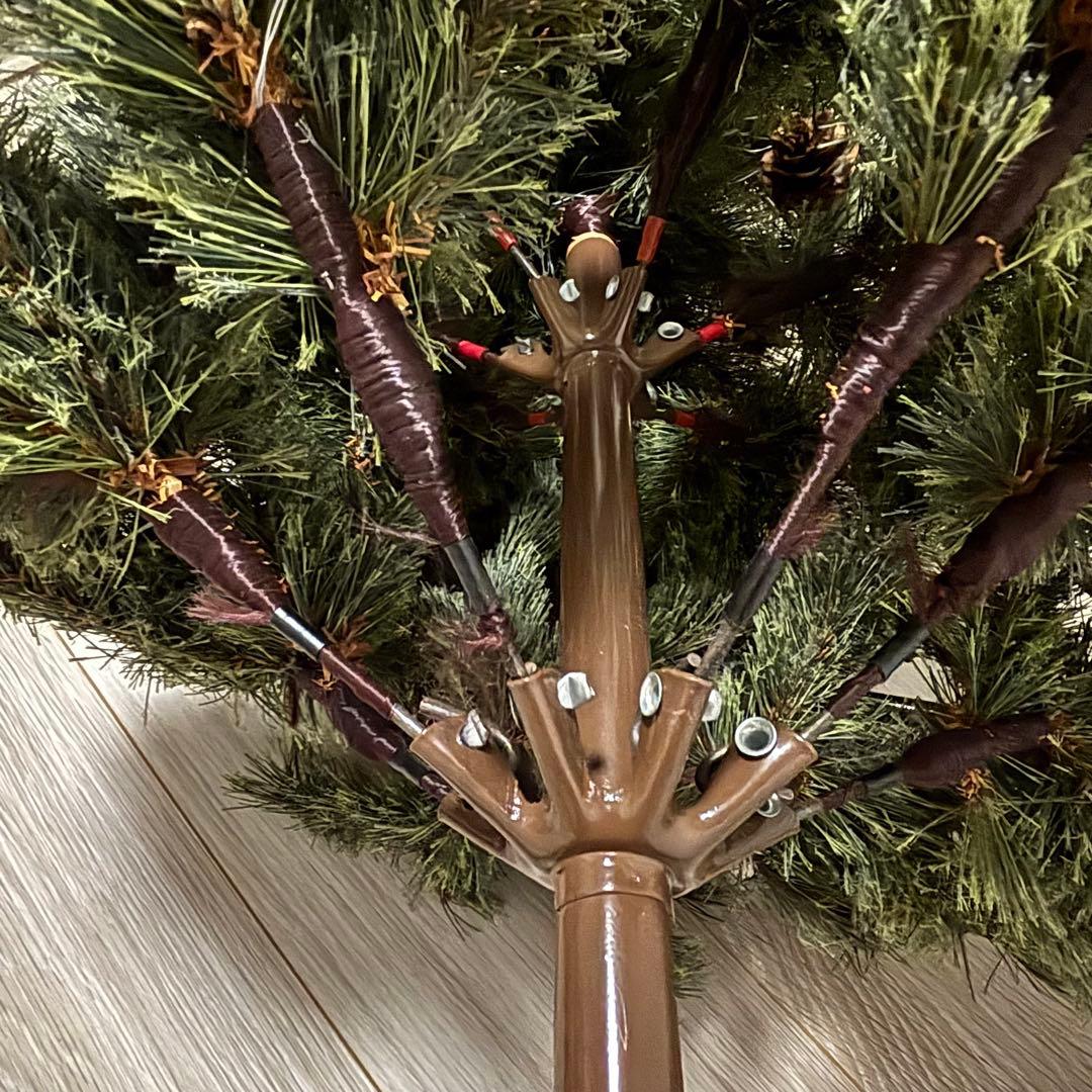 正規品 アルザス クリスマスツリー 120cm 脚元隠し、トップスター