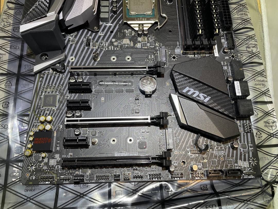 マザーボード Corei7-8700K msi Z370gaming pro CARBONAC