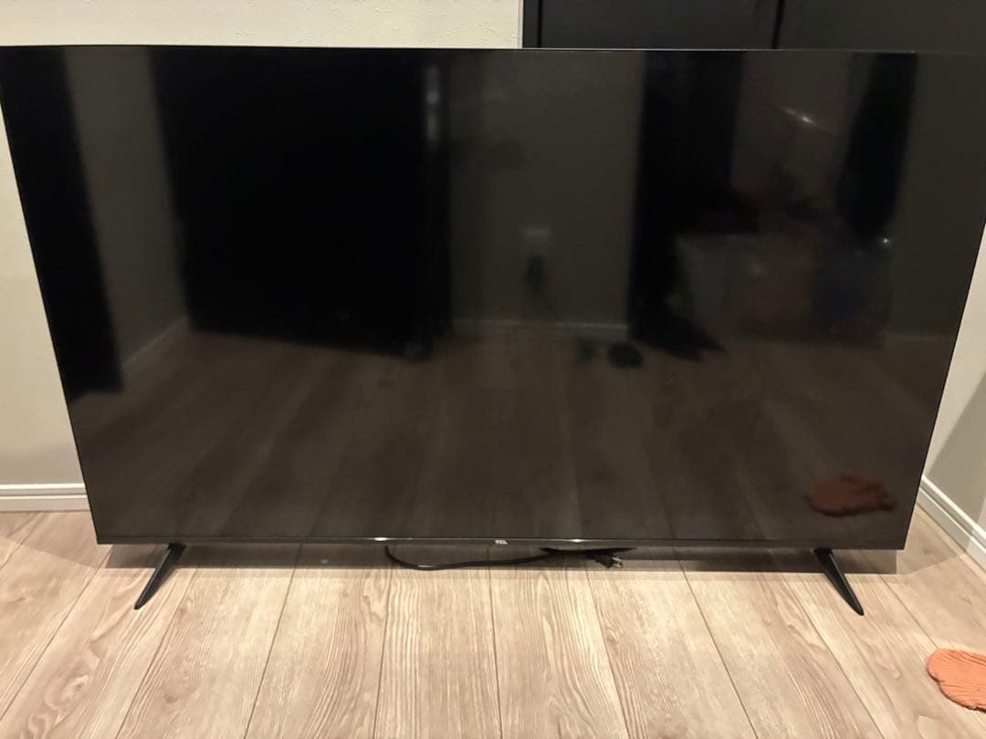 【画面割れ／音・電源OK】TCL 55P61K ジャンク 着払い・直接引き取り可