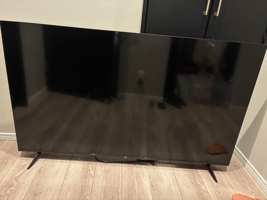 【画面割れ／音・電源OK】TCL 55P61K ジャンク 着払い・直接引き取り可