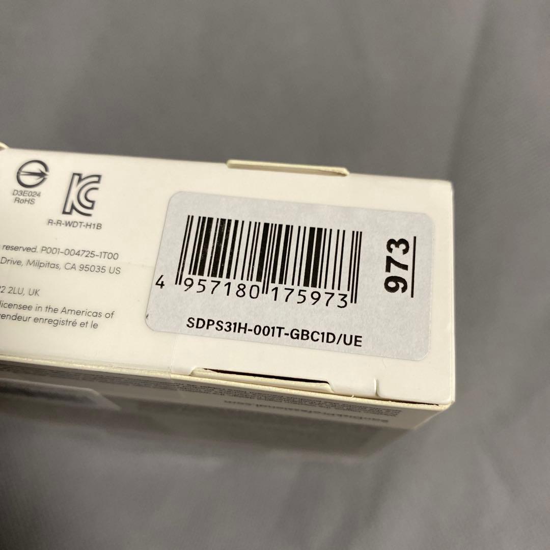 外付けハードディスク・ドライブ SanDisk Professional 1TB PRO-G40 SSD