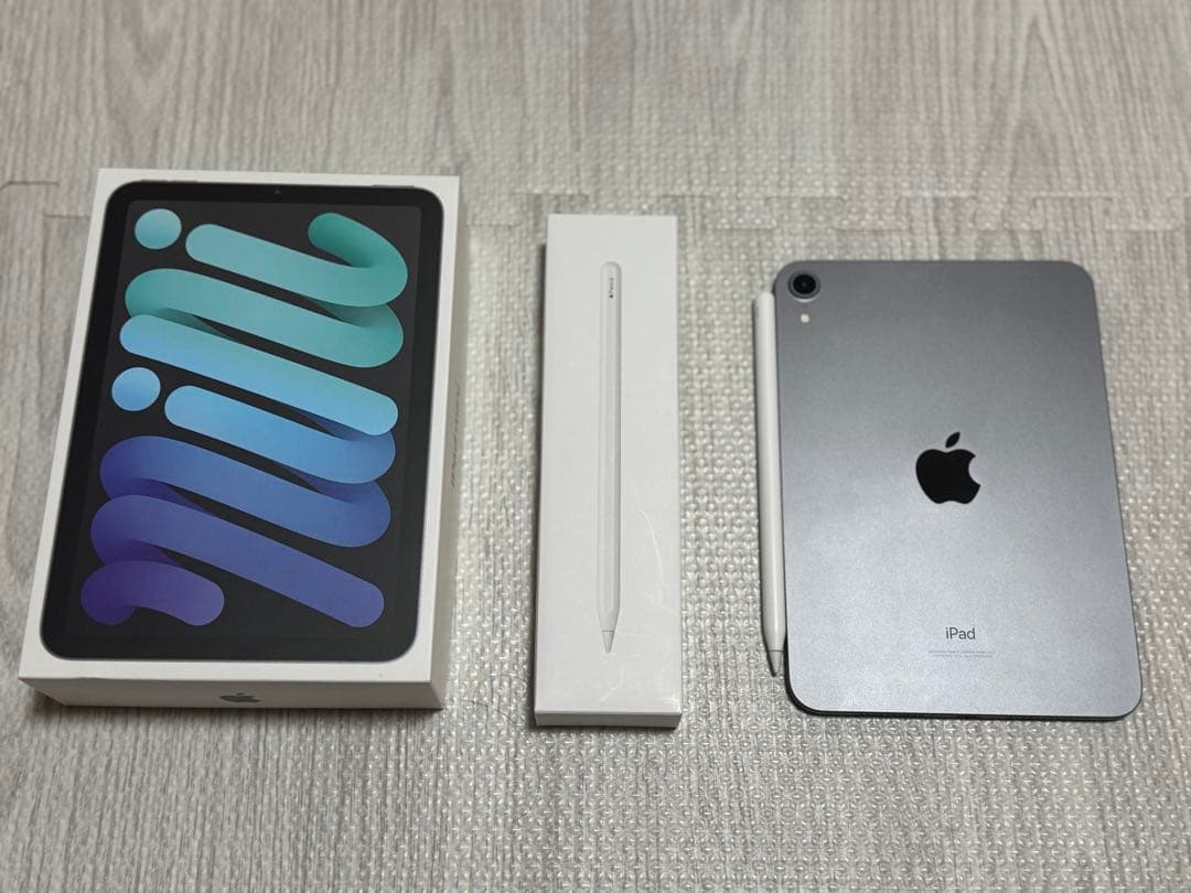 iPadmini第6世代64GB Wi-FiモデルApple Pencilセット iPad mini（第6世代） Wi-Fi 本体 64GB 8.3インチ USB-Cコネクタ Touch