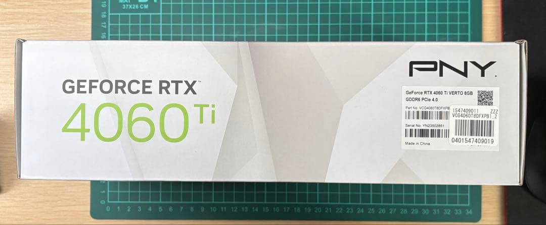 【付属品完品】PNY GeForce RTX 4060 Ti 8GB