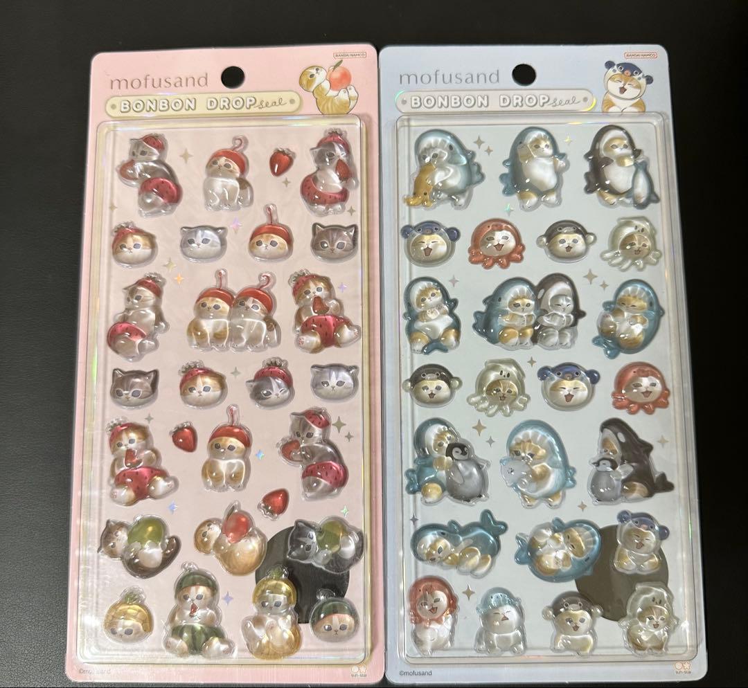 ま*ま様 新品未使用 mofusand ボンボンドロップシール 2セット - メルカリ
