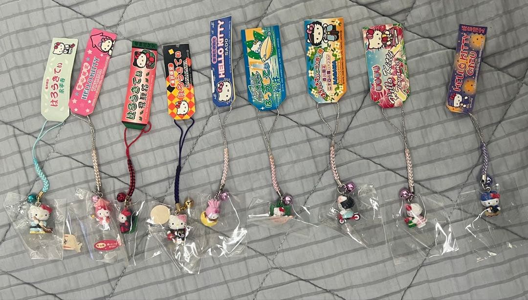 中部地方限定 ハローキティ ご当地ストラップ 14個セット